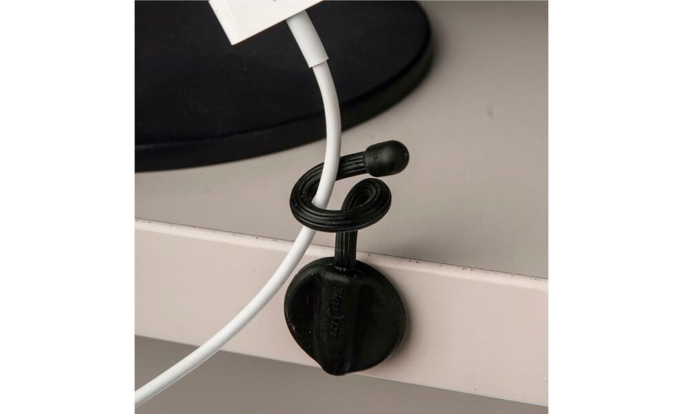 Гнучкі гачки Nite Ize Gear Tie Mountables (Black) 10,2 см, Колір: Black, зображення 2