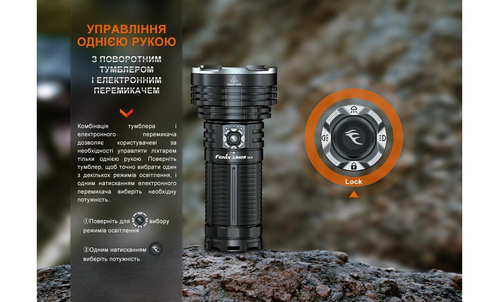 Ліхтар ручний Fenix LR40R V2.0, зображення 10