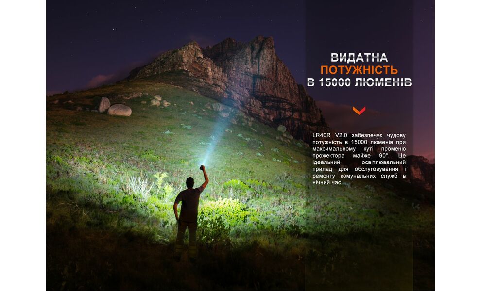 Ліхтар ручний Fenix LR40R V2.0, зображення 8