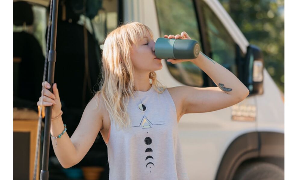 Термокружка Klean Kanteen Rise Tumbler (Sea Spray) на 473 мл, Об'єм: 473, Колір: Sea Spray, зображення 4