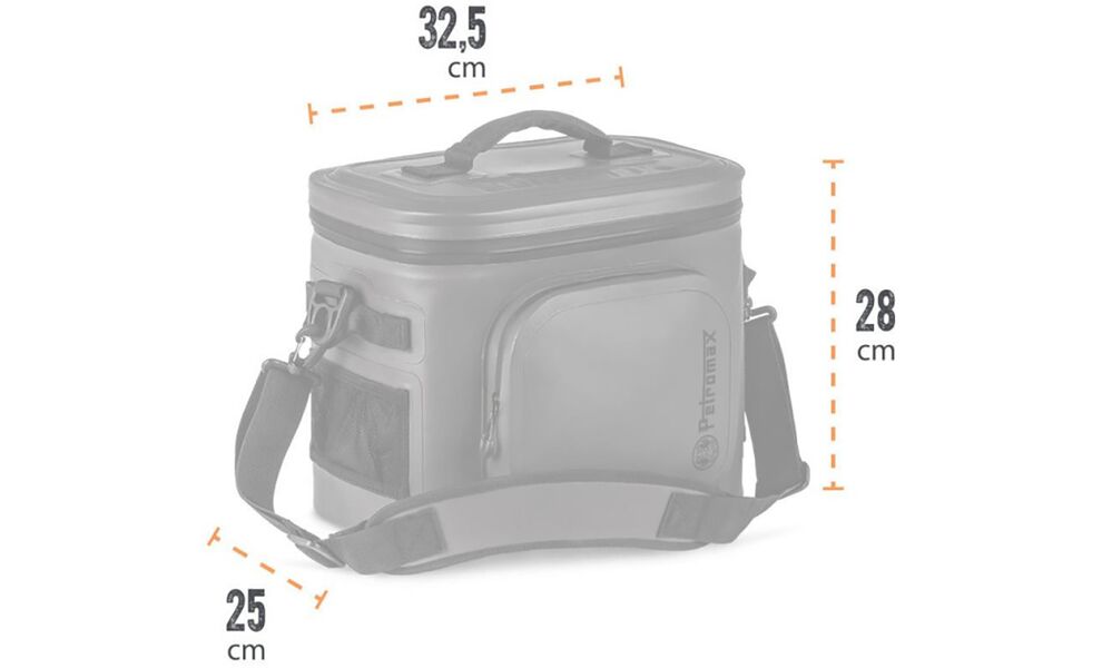 Термосумка Petromax Cooler (Dark Grey), 8 л, Об'єм: 8, Колір: Dark Grey, зображення 5