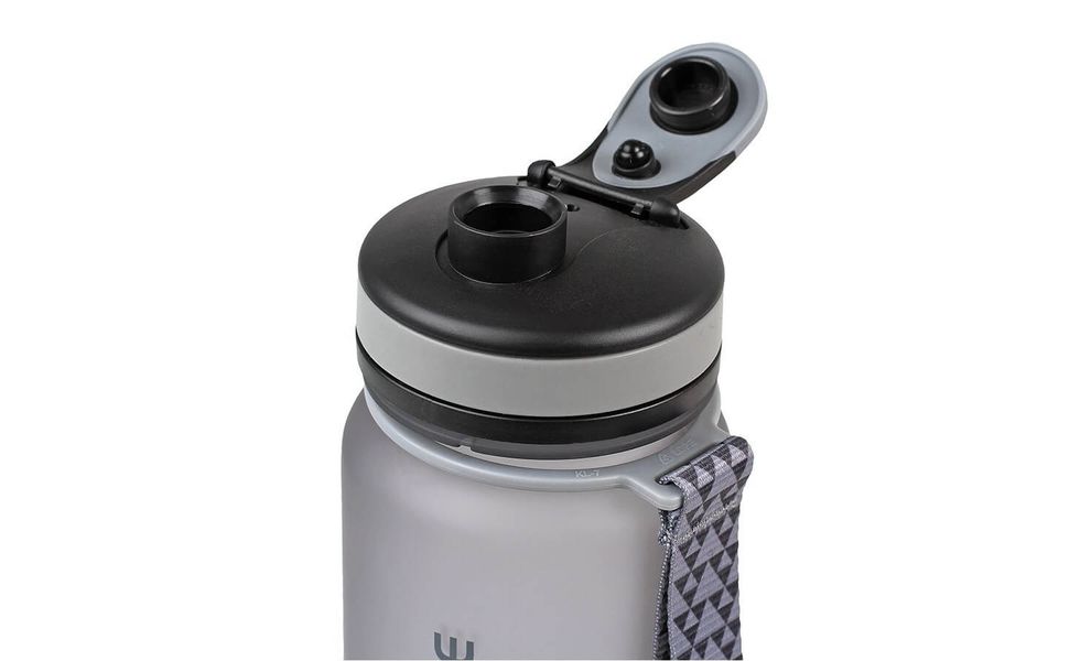 Спортивна пляшка для води з поїлкою Lifeventure Tritan Bottle (Graphite) на 650 мл, тритан, Об'єм: 650, Колір виробника: Graphite, зображення 2