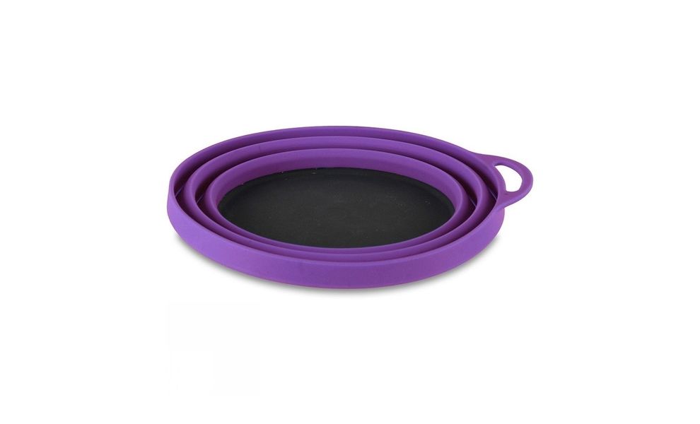 Складна туристична миска Lifeventure Flexi (Purple) на 450 мл, харчовий силікон, Об'єм: 450, Колір виробника: Purple, зображення 3