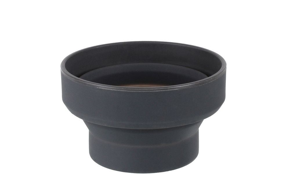 Складний туристичний стакан Lifeventure Flexi (Graphite) на 350 мл, харчовий силікон, Об'єм: 350, Колір: Graphite, зображення 2