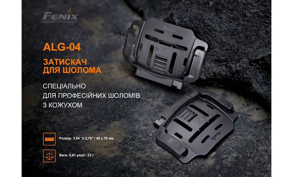 Кріплення на шолом для налобних ліхтарів Fenix ALG-04, зображення 4