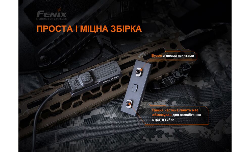 Кріплення на зброю для виносної кнопки Fenix ALG-06, зображення 6