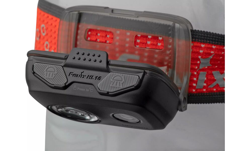 Налобний ліхтар на батарейках Fenix HL16 AAA (Black) з червоним світлом, Колір корпусу: Black, зображення 10