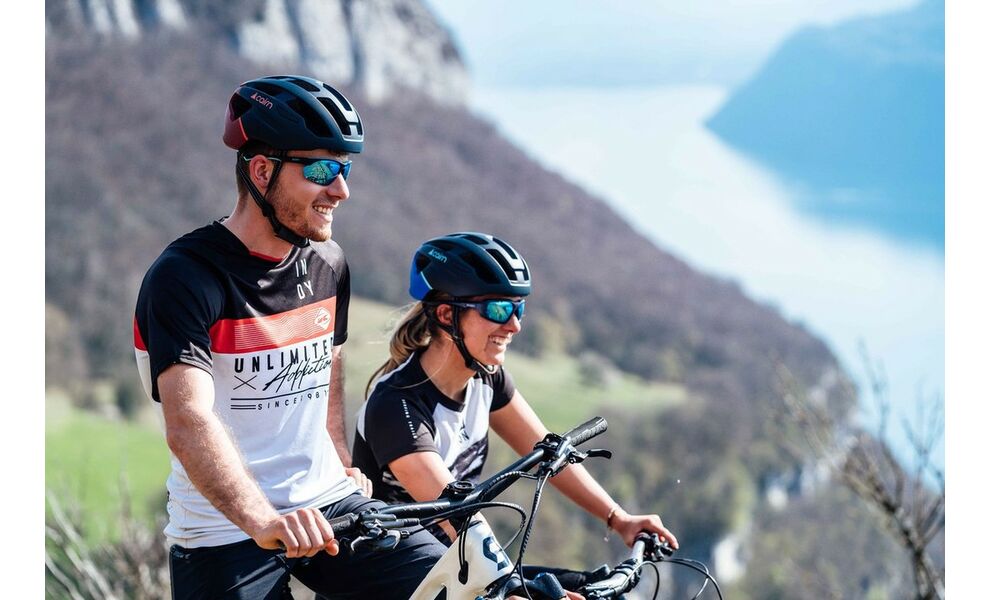 Велошолом Cairn Prism II (Mat Midnight-Sour Cherry), Колір: Mat Midnight-Sour Cherry, Розмір: 55-58, зображення 5