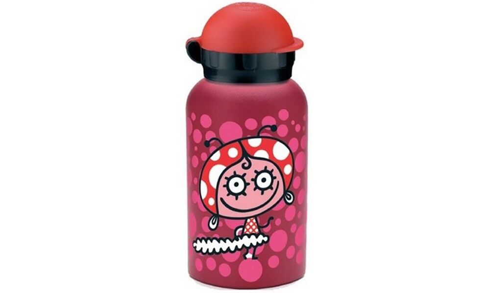 Термопляшка Laken Kids Hit з чохлом (Kukuksumusu Flamenquita), 350 мл, Об'єм: 350, Колір виробника: Kukuksumusu Flamenquita, зображення 2