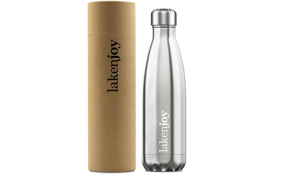Термопляшка Laken Lakenjoy Thermo Bottle (Silver), 500 мл, Об'єм: 500, Колір виробника: Silver, зображення 2