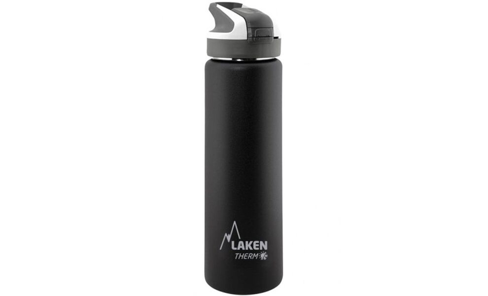 Термопляшка Laken Summit Thermo Bottle (Black), 750 мл, Об'єм: 750, Колір виробника: Black, зображення 2