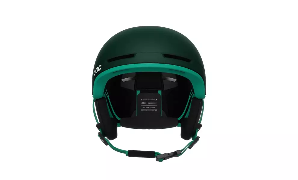 Гірськолижний шолом POC Obex Pure (Moldanite Green/Jade Green Matt), Колір: Moldanite Green/Jade Green Matt, Розмір: M-L/55-58, зображення 2
