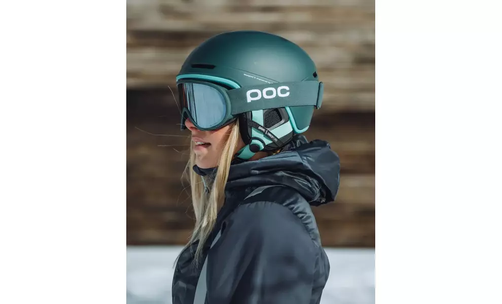 Гірськолижний шолом POC Obex Pure (Moldanite Green/Jade Green Matt), Колір: Moldanite Green/Jade Green Matt, Розмір: M-L/55-58, зображення 6