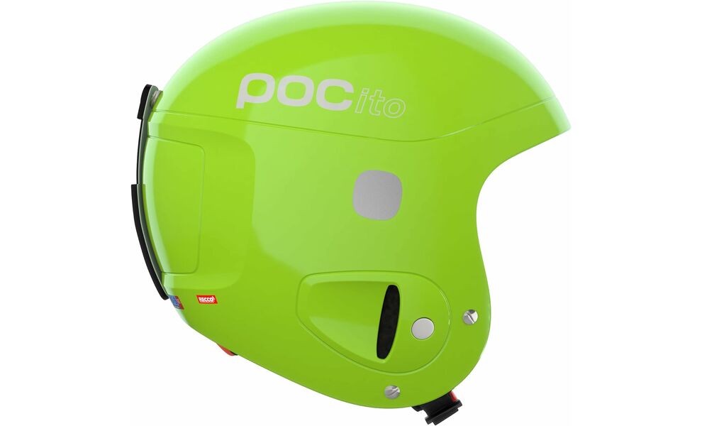 Дитячий гірськолижний шолом POCito Skull (Fluorescent Lime), Колір: Fluorescent Lime, Розмір: XS-S/51-54, зображення 3