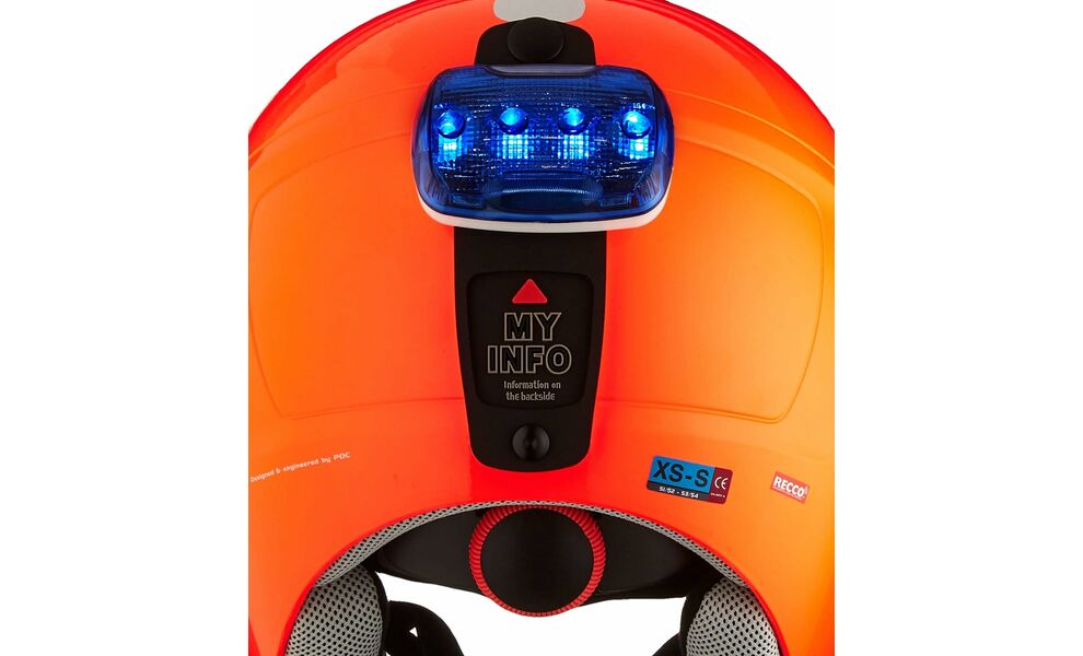 Дитячий гірськолижний шолом POCito Skull (Fluorescent Orange), Колір: Fluorescent Orange, Розмір: XS-S/51-54, зображення 5