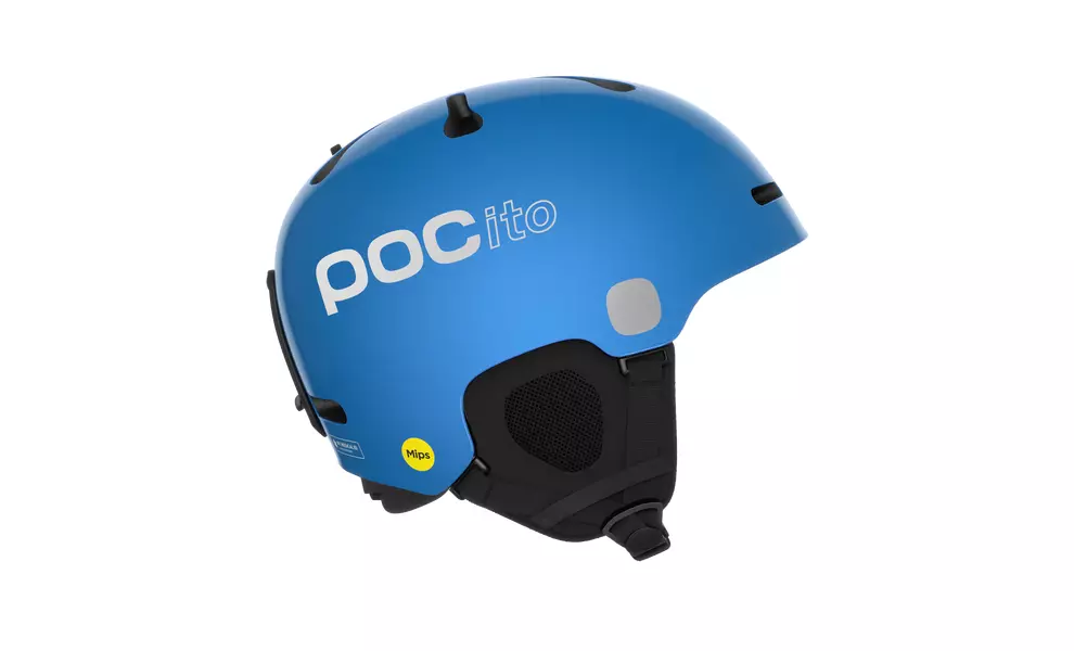 Дитячий гірськолижний шолом POCito Fornix MIPS (Fluorescent Blue), Колір: Fluorescent Blue, Розмір: XS-S/51-54, зображення 3
