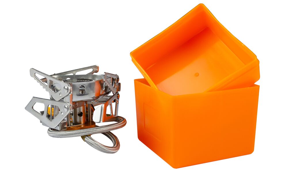 Туристичний газовий пальник зі шлангом, п'єзопідпалом та вітрозахистом Tramp UTRG-046 під різьбовий балон, зображення 9