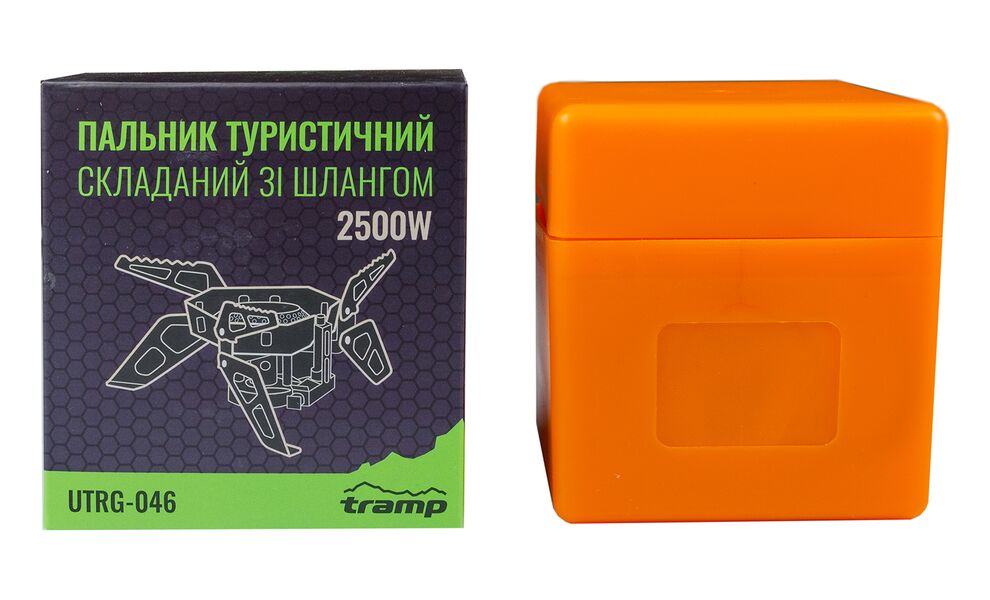 Туристичний газовий пальник зі шлангом, п'єзопідпалом та вітрозахистом Tramp UTRG-046 під різьбовий балон, зображення 10