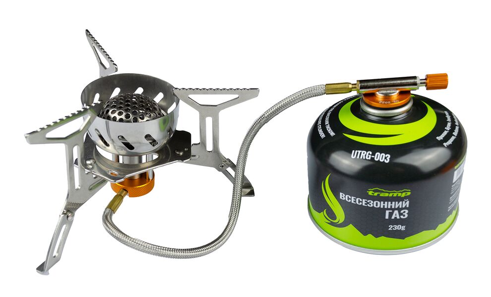 Туристичний газовий пальник зі шлангом та вітрозахистом Tramp UTRG-047 під різьбовий балон, зображення 7
