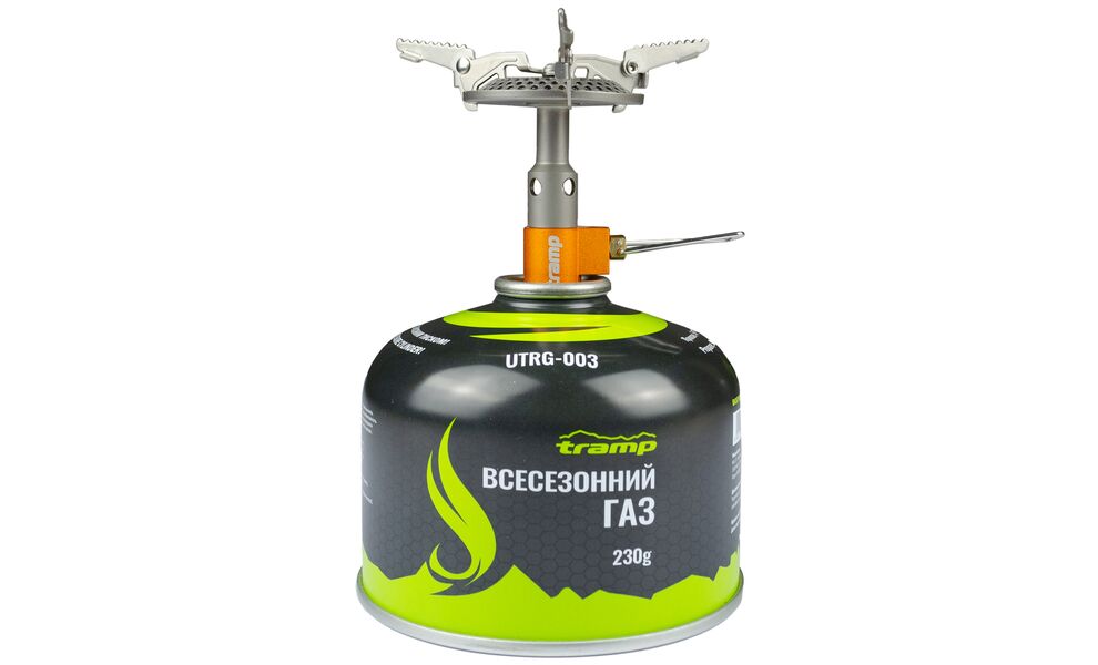 Туристичний газовий пальник-насадка з вітрозахистом Tramp UTRG-048 під різьбовий балон, зображення 6