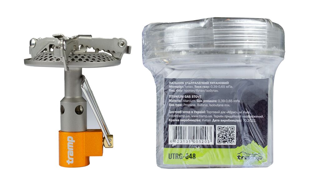 Туристичний газовий пальник-насадка з вітрозахистом Tramp UTRG-048 під різьбовий балон, зображення 7