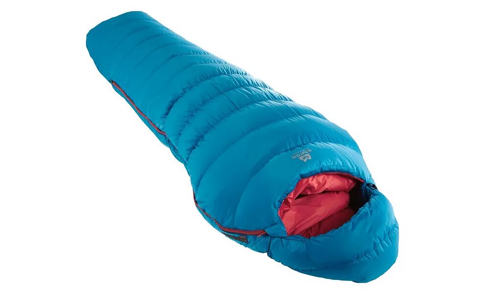 Демісезонний пуховий спальник Mountain Equipment Classic 500 - Wmns Long (01055/Neptune) до -6°C: з капюшоном, Максимальний зріст користувача: 185, Колір: 01055/Neptune, Сторона застібки: ліва, зображення 2