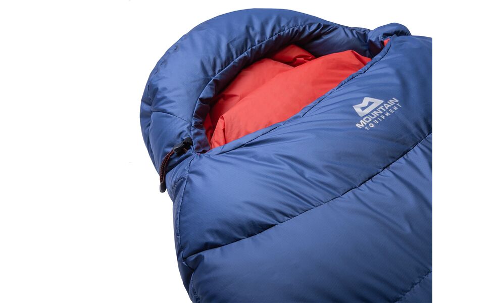 Зимовий пуховий спальник Mountain Equipment Classic Eco 1000 - Regular (01751/Dusk) до -15°C: з капюшоном, Максимальний зріст користувача: 185, Колір: 01751/Dusk, Сторона застібки: ліва, зображення 5