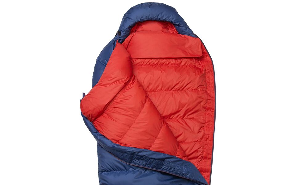 Зимовий пуховий спальник Mountain Equipment Classic Eco 1000 - Regular (01751/Dusk) до -15°C: з капюшоном, Максимальний зріст користувача: 185, Колір: 01751/Dusk, Сторона застібки: ліва, зображення 6