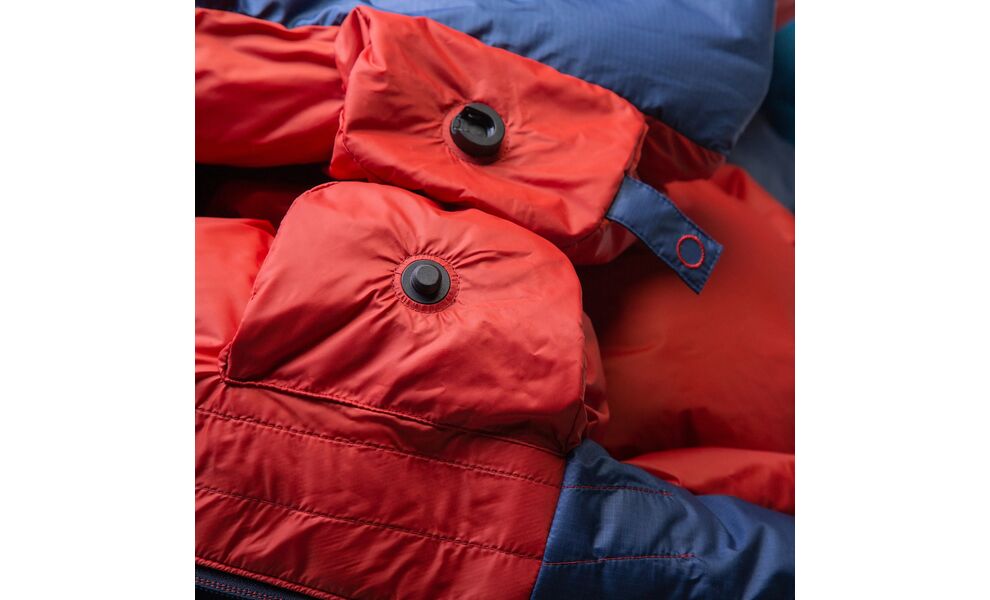 Зимовий пуховий спальник Mountain Equipment Classic Eco 1000 - Long (01751/Dusk) до -15°C: з капюшоном, Максимальний зріст користувача: 200, Колір: 01751/Dusk, Сторона застібки: ліва, зображення 7