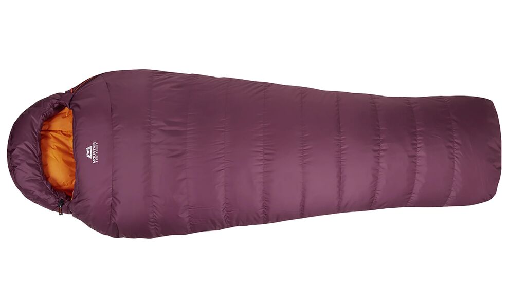 Демісезонний пуховий спальник Mountain Equipment Classic Eco 750 - Wmns Regular (01730/Raisin) до -12°C: з капюшоном, Максимальний зріст користувача: 170, Колір: 01730/Raisin, Сторона застібки: ліва, зображення 3