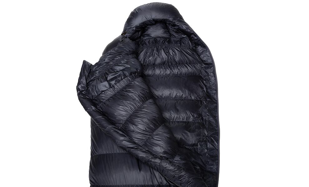 Зимовий пуховий спальник Mountain Equipment Fireflash - Regular (01318/Ombre Blue) до -14°C: з капюшоном, Максимальний зріст користувача: 185, Колір: 01318/Ombre Blue, Сторона застібки: ліва, зображення 5