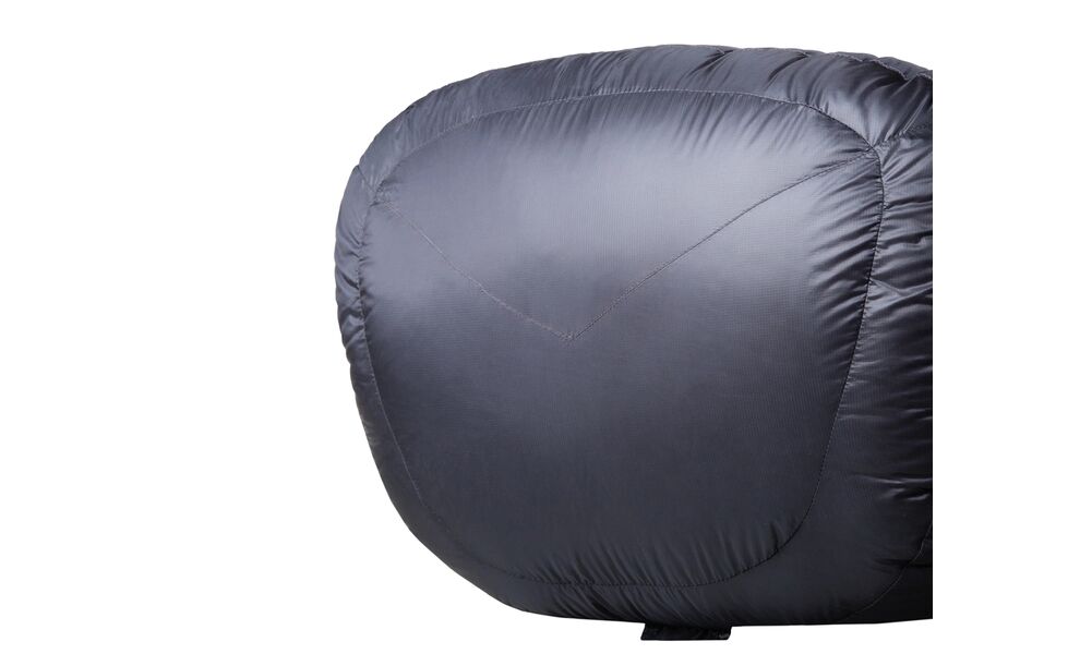 Зимовий пуховий спальник Mountain Equipment Fireflash - Regular (01318/Ombre Blue) до -14°C: з капюшоном, Максимальний зріст користувача: 185, Колір: 01318/Ombre Blue, Сторона застібки: ліва, зображення 9