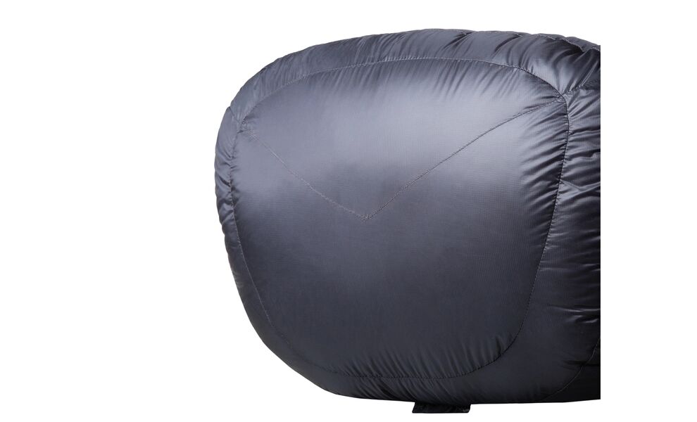 Демісезонний пуховий спальник Mountain Equipment Firelite - Regular (01318/Ombre Blue) до -8°C: з капюшоном, Максимальний зріст користувача: 185, Колір: 01318/Ombre Blue, Сторона застібки: ліва, зображення 8