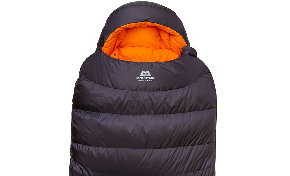 Зимовий пуховий спальник Mountain Equipment Glacier 1000 - Regular (01595/Obsidian) до -19°C: з капюшоном, Максимальний зріст користувача: 185, Колір: 01595/Obsidian, Сторона застібки: ліва, зображення 4