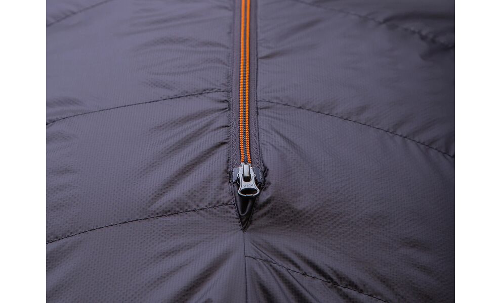 Зимовий пуховий спальник Mountain Equipment Glacier 1000 - Long (01595/Obsidian) до -19°C: з капюшоном, Максимальний зріст користувача: 200, Колір: 01595/Obsidian, Сторона застібки: ліва, зображення 8