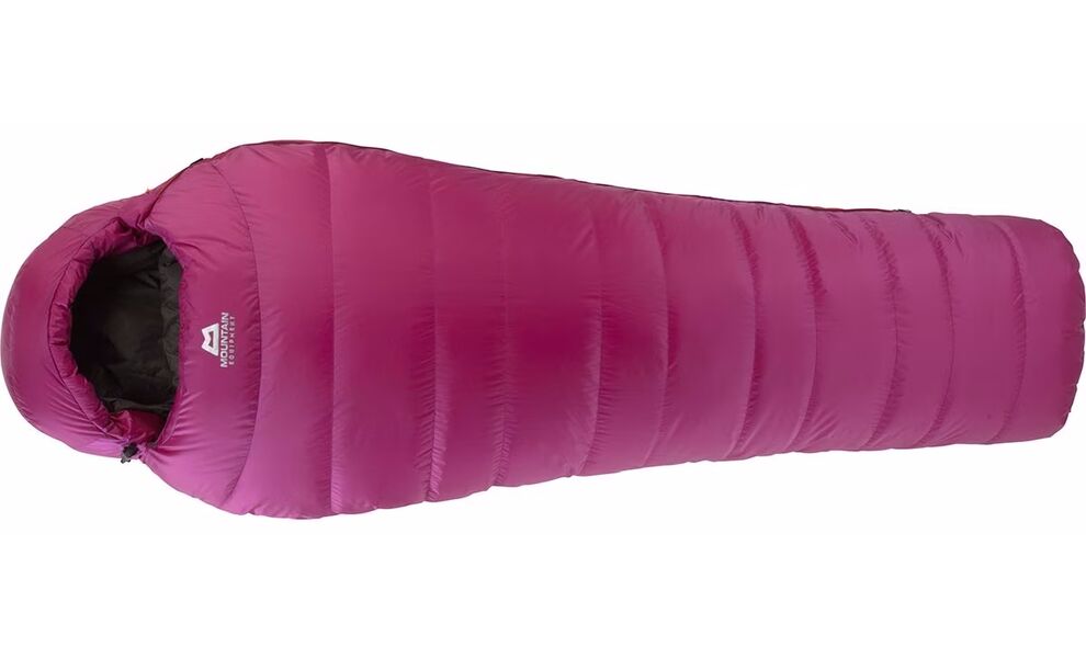 Зимовий пуховий спальник Mountain Equipment Glacier 1000 - Wmns Long (01131/Foxglove) до -19°C: з капюшоном, Максимальний зріст користувача: 185, Колір: 01131/Foxglove, Сторона застібки: ліва, зображення 3