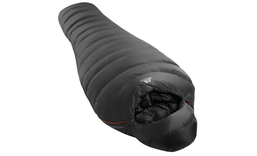 Зимовий пуховий спальник Mountain Equipment Glacier Expedition - Long (01595/Obsidian) до -35°C: з капюшоном, Максимальний зріст користувача: 200, Колір: 01595/Obsidian, Сторона застібки: ліва, зображення 2
