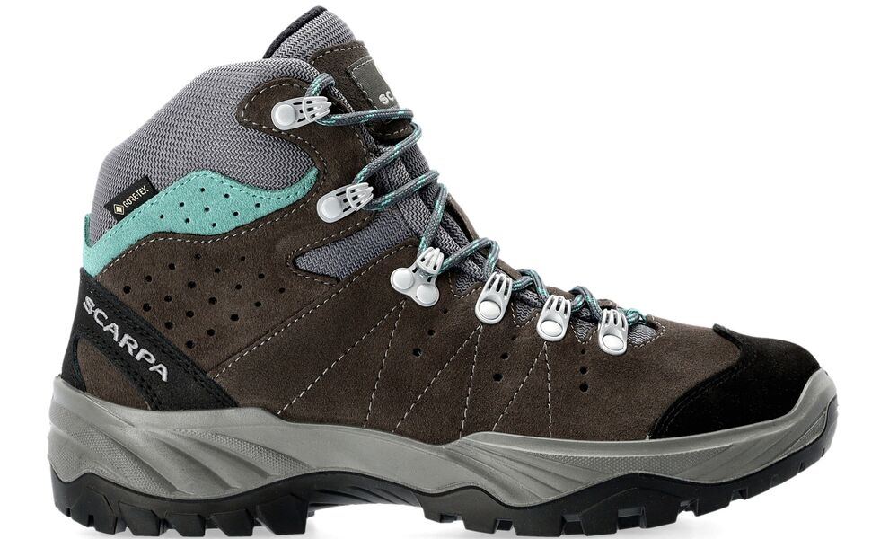 Трекінгові черевики жіночі SCARPA Mistral GTX - 30026-202 (Smoke/Lagoon), Колір виробника: Smoke/Lagoon, Тип колодки: середня, Розмір виробника: EU 38,5, зображення 3