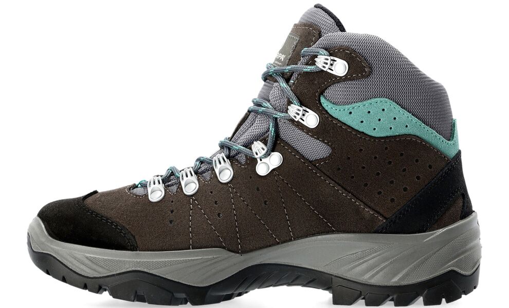 Трекінгові черевики жіночі SCARPA Mistral GTX - 30026-202 (Smoke/Lagoon), Колір виробника: Smoke/Lagoon, Тип колодки: середня, Розмір виробника: EU 38,5, зображення 4