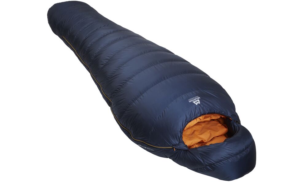 Демісезонний пуховий спальник Mountain Equipment Helium 400 - XXL (01286/Cosmos) до -3°C: широкий, з капюшоном, Максимальний зріст користувача: 205, Колір: 01286/Cosmos, Сторона застібки: ліва, зображення 2