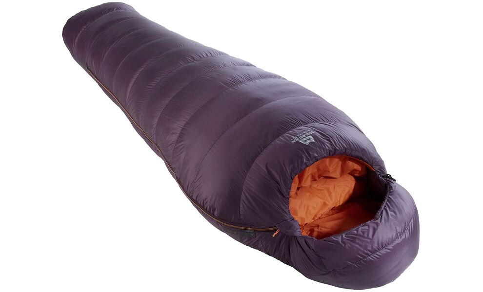 Демісезонний пуховий спальник Mountain Equipment Helium 600 - Wmns Long (01297/Blackberry) до -8°C: з капюшоном, Максимальний зріст користувача: 185, Колір: 01297/Blackberry, Сторона застібки: ліва, зображення 2