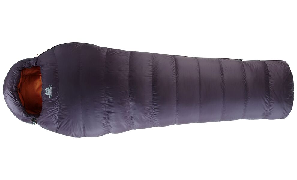 Демісезонний пуховий спальник Mountain Equipment Helium 600 - Wmns Long (01297/Blackberry) до -8°C: з капюшоном, Максимальний зріст користувача: 185, Колір: 01297/Blackberry, Сторона застібки: ліва, зображення 3