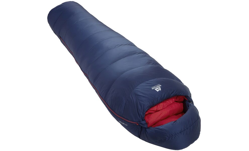 Демісезонний пуховий спальник Mountain Equipment Helium 600 - Wmns Long (01596/Medieval Blue) до -11°C: з капюшоном, Максимальний зріст користувача: 185, Колір: 01596/Medieval Blue, Сторона застібки: ліва, зображення 2