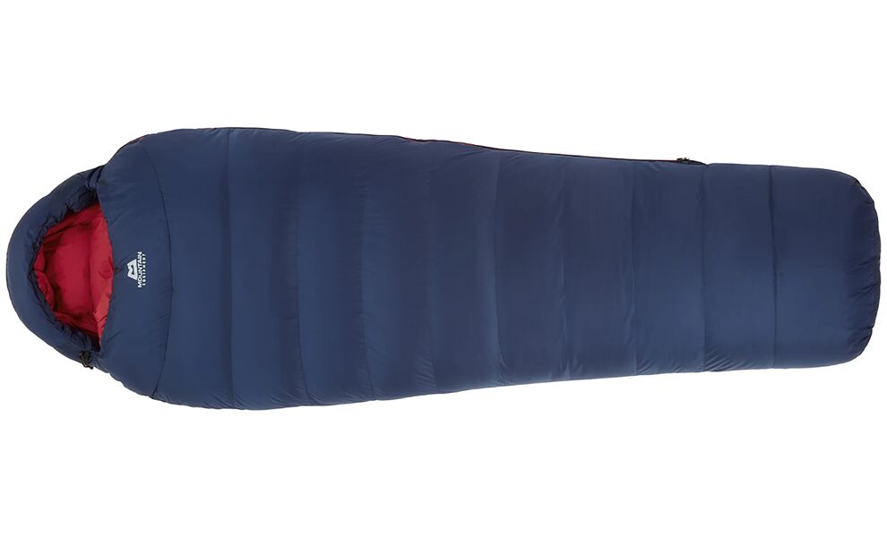 Демісезонний пуховий спальник Mountain Equipment Helium 600 - Wmns Long (01596/Medieval Blue) до -11°C: з капюшоном, Максимальний зріст користувача: 185, Колір: 01596/Medieval Blue, Сторона застібки: ліва, зображення 3