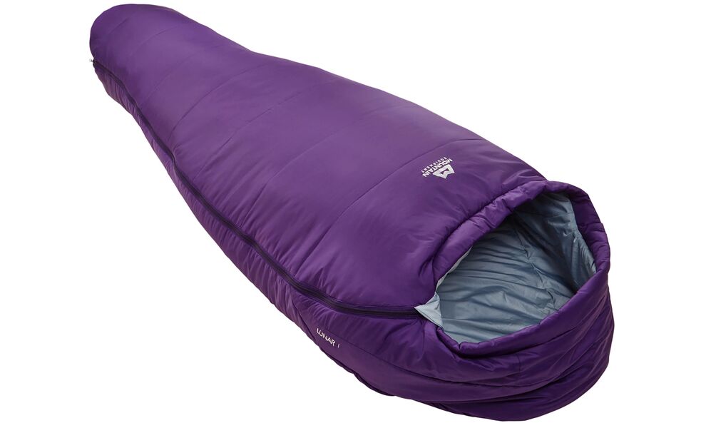 Демісезонний туристичний спальник Mountain Equipment Lunar I - Wmns Regular (01588/Tyrian Purple) до 5°C: з капюшоном, Максимальний зріст користувача: 170, Колір: 01588/Tyrian Purple, Сторона застібки: права, зображення 2