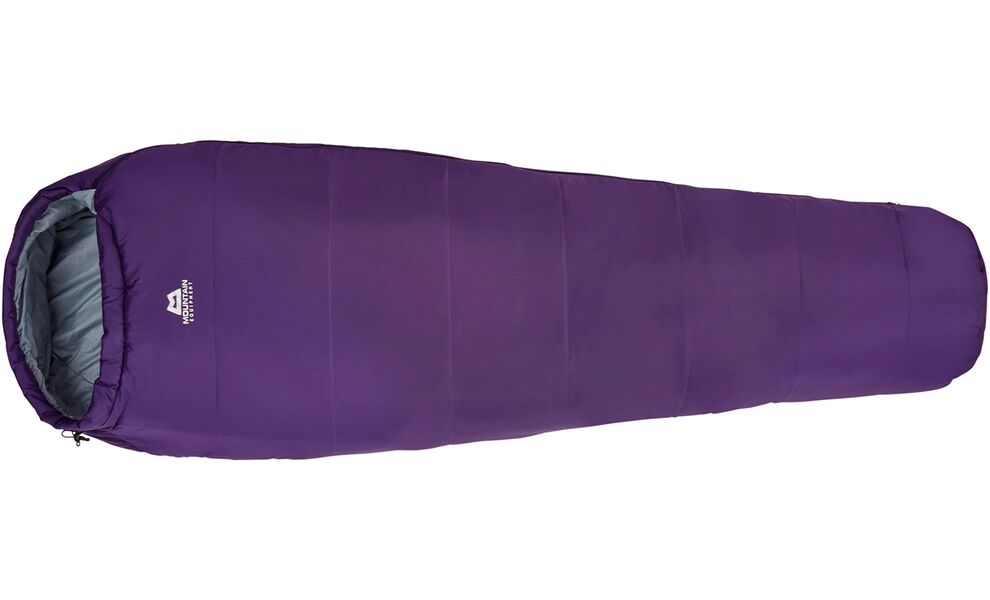 Демісезонний туристичний спальник Mountain Equipment Lunar I - Wmns Regular (01588/Tyrian Purple) до 5°C: з капюшоном, Максимальний зріст користувача: 170, Колір: 01588/Tyrian Purple, Сторона застібки: права, зображення 3