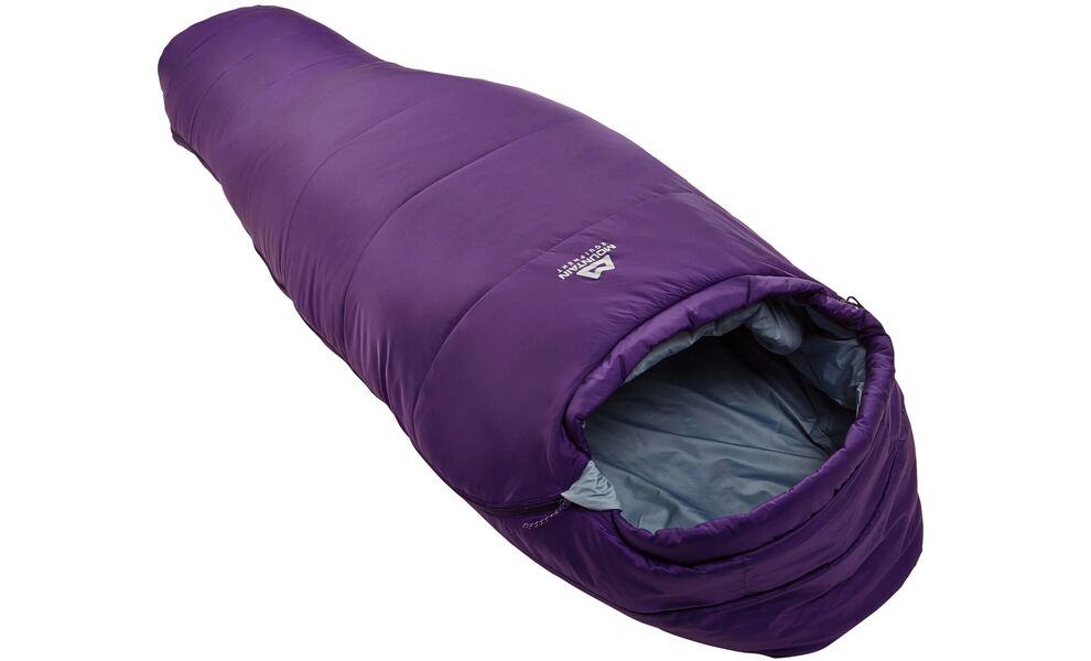 Демісезонний туристичний спальник Mountain Equipment Lunar II - Wmns Regular (01588/Tyrian Purple) до -2°C: з капюшоном, Максимальний зріст користувача: 170, Колір: 01588/Tyrian Purple, Сторона застібки: ліва, зображення 2