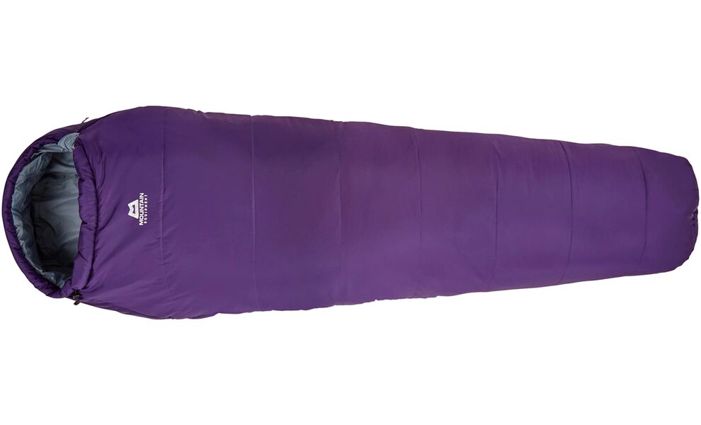 Демісезонний туристичний спальник Mountain Equipment Lunar II - Wmns Long (01588/Tyrian Purple) до -2°C: з капюшоном, Максимальний зріст користувача: 185, Колір: 01588/Tyrian Purple, Сторона застібки: ліва, зображення 3