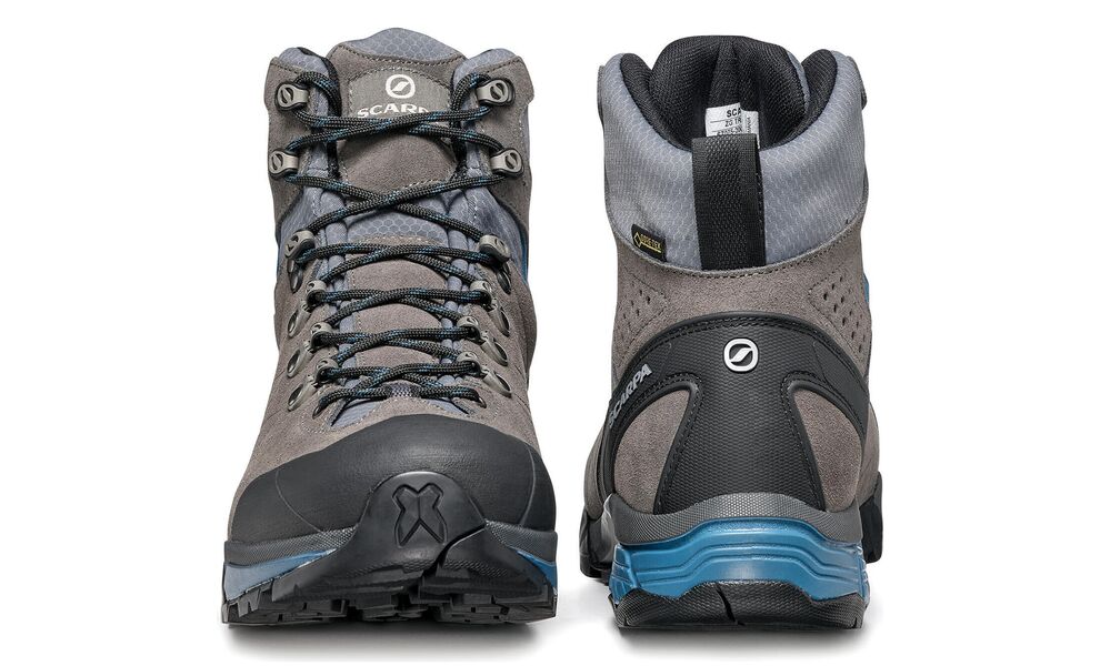 Трекінгові черевики чоловічі SCARPA ZG Trek GTX - 67075-200 - Wide (Titanium/Lake Blue), Колір виробника: Titanium/Lake Blue, Тип колодки: широка, Розмір виробника: EU 38,5, зображення 8