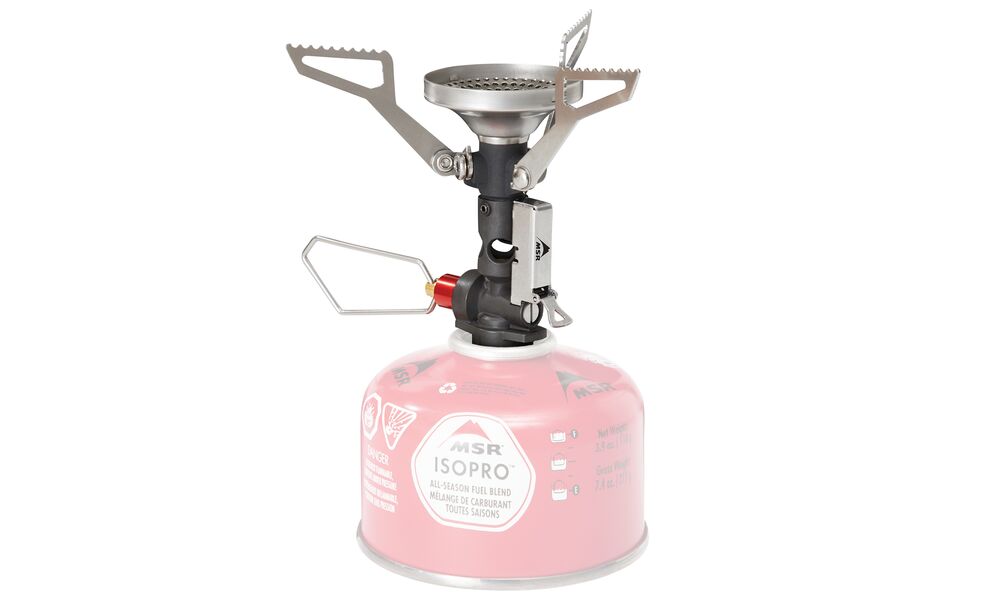 Туристичний газовий пальник-насадка з п'єзопідпалом MSR PocketRocket Deluxe під різьбовий балон, зображення 3